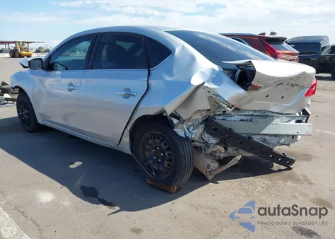 2016 Nissan Sentra Fe+ S/S/Sl/Sr/Sv z USA, uszkodzony, nr VIN 3N1AB7AP7GY278691